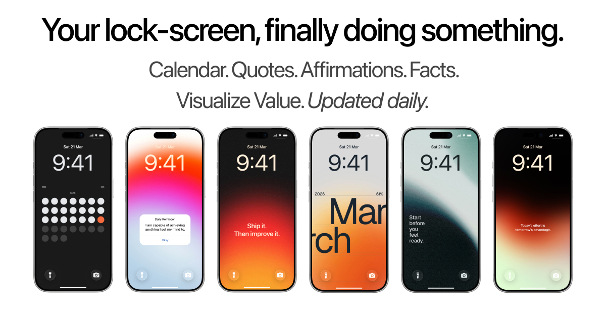Lock Screen Sample Lockscreen.Pro - Dynamic Lock Screen Wallpapers